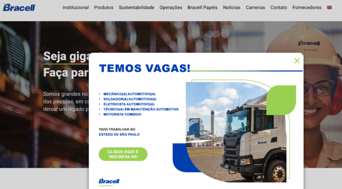 Bracell esta com diversas vagas de emprego