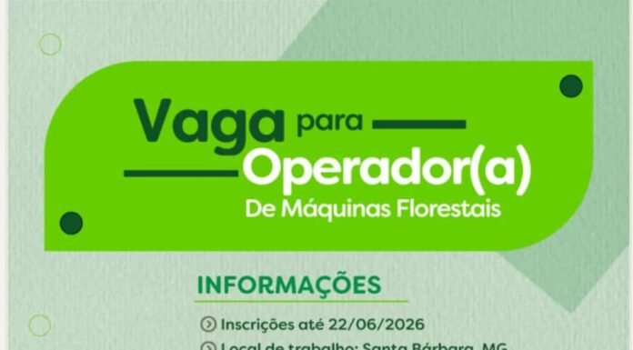 CENIBRA CONTRATA OPERADOR DE MÁQUINAS FLORESTAIS