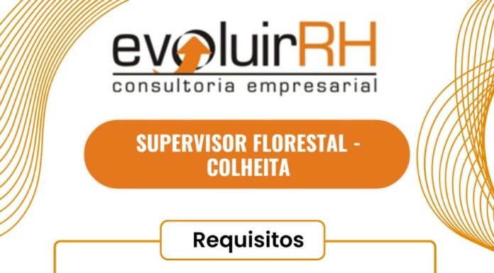 ARAUCO CONTRATA SUPERVISOR DE COLHEITA FLORESTAL